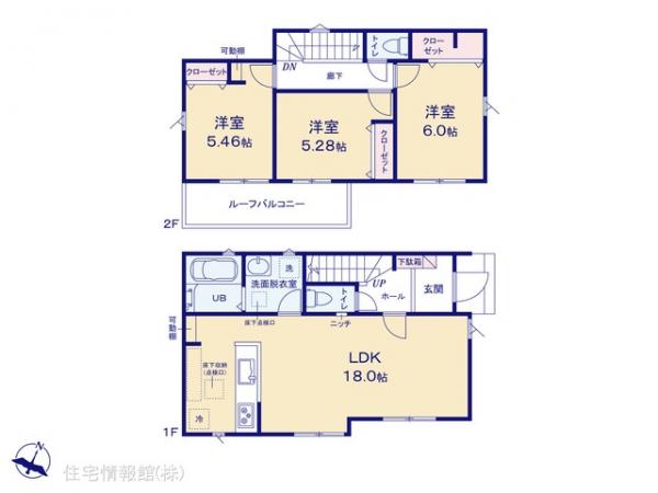 新築戸建 埼玉県春日部市藤塚 東武伊勢崎線一ノ割駅 3,080万円
