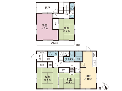 中古戸建 平塚市片岡 小田急線東海大学前駅 1,280万円