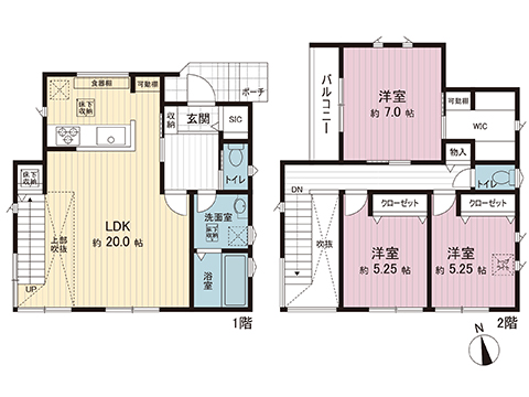 新築戸建 海老名市大谷北３丁目 相鉄本線海老名駅 5,450万円