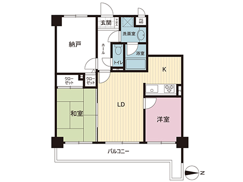 中古マンション 相模原市緑区元橋本町 JR横浜線橋本駅 1,890万円