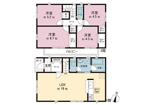 新築戸建 中郡大磯町高麗１丁目 JR東海道本線(東京〜熱海)大磯駅 3,580万円