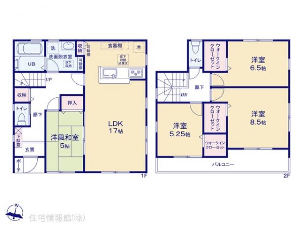 新築戸建 埼玉県さいたま市西区大字宝来369-1 JR川越線指扇駅 3,180万円