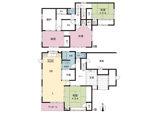 中古戸建 厚木市森の里３丁目 小田急線本厚木駅 2,490万円