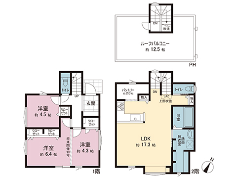 新築戸建 海老名市大谷北２丁目 相鉄本線海老名駅 4,280万円