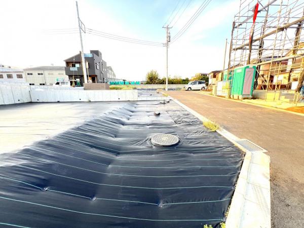 綾瀬市深谷上６丁目 土地 前面道路含む現地写真