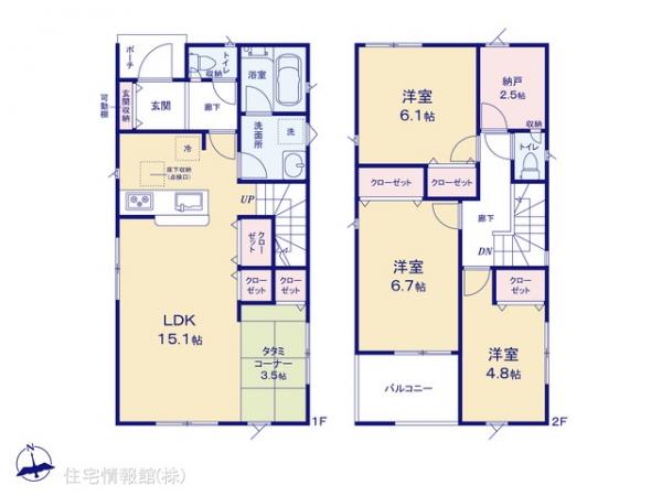 新築戸建 千葉県松戸市西馬橋５丁目263 千代田常磐線馬橋駅 3,688万円