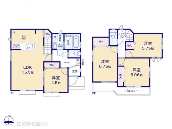 新築戸建 埼玉県さいたま市西区三橋６丁目1650-1 JR川越線西大宮駅 3,990万円