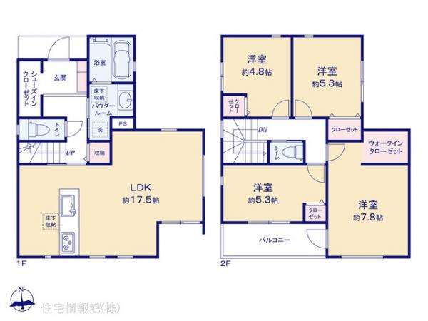 新築戸建 神奈川県横浜市泉区和泉中央南５丁目9-2 相鉄いずみ野線いずみ中央駅 5,780万円