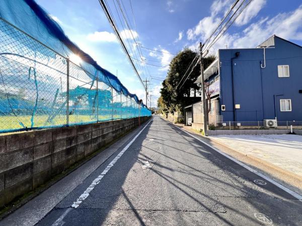 大和市福田(1196ー2) 前面道路含む現地写真