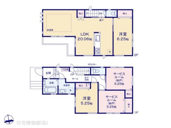 新築戸建 神奈川県藤沢市城南１丁目 JR東海道本線(東京〜熱海)辻堂駅 5,498万円