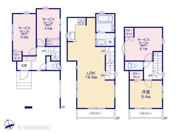新築戸建 千葉県市川市新井１丁目5-16 東西線南行徳駅 5,580万円