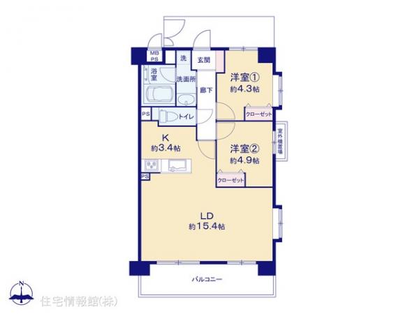 中古マンション 神奈川県横浜市港北区新羽町805 横浜市営地下鉄ブルーライン新羽駅 4,280万円
