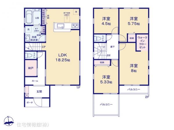 新築戸建 東京都八王子市大谷町499 JR中央線八王子駅 3,980万円