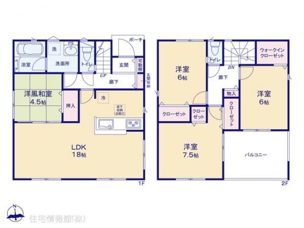 新築戸建 千葉県野田市尾崎390-1 東武野田線川間駅 2,580万円