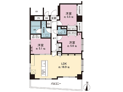 中古マンション 横浜市神奈川区台町 京急本線神奈川駅 7,099万円