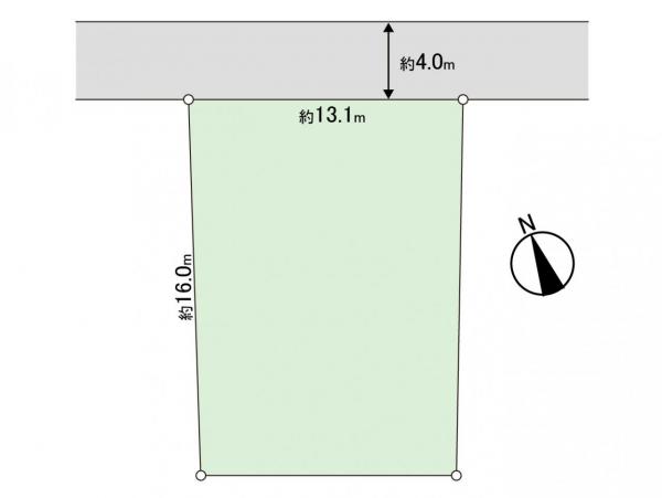 土地 宇都宮市西川田町 東武宇都宮線江曽島駅 1,450万円