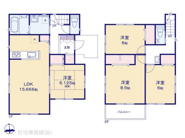 新築戸建 千葉県船橋市二和西５丁目110-1 京成松戸線二和向台駅 4,190万円
