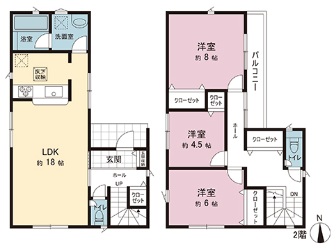 新築戸建 相模原市緑区原宿５丁目 JR横浜線橋本駅 3,080万円