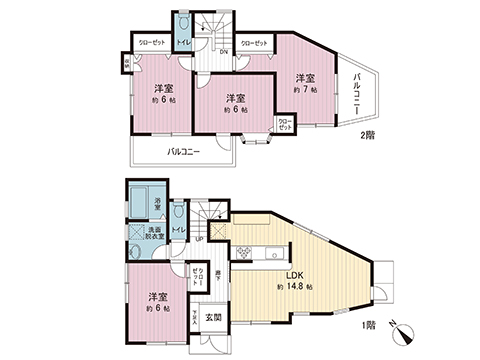 中古戸建 町田市森野５丁目 小田急線町田駅 4,499万円