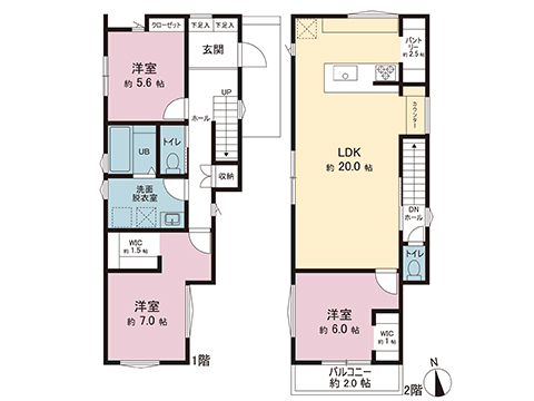 新築戸建 町田市旭町２丁目 JR横浜線古淵駅 4,980万円