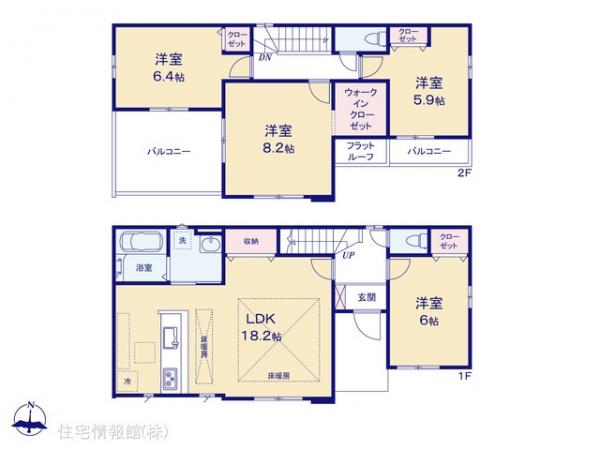 新築戸建 神奈川県横浜市栄区桂台南１丁目 JR根岸線港南台駅 5,499万円