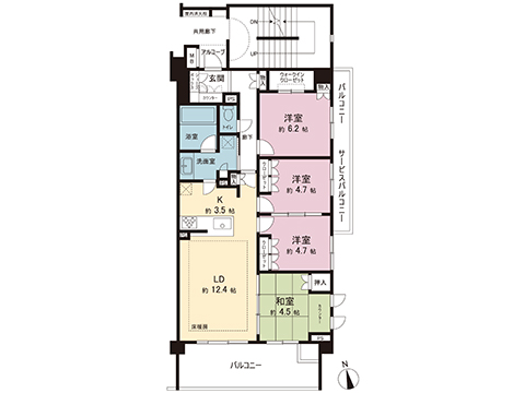 中古マンション 横浜市泉区新橋町 相鉄いずみ野線緑園都市駅 3,780万円