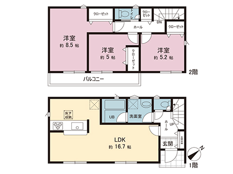 新築戸建 朝霞市宮戸３丁目 JR武蔵野線北朝霞駅 3,590万円