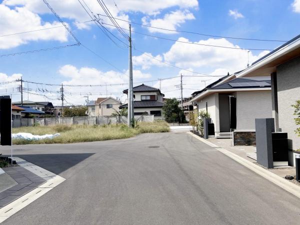 宇都宮市西川田町 戸建 前面道路含む現地写真