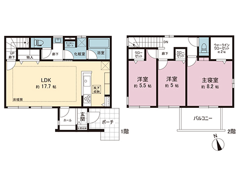 新築戸建 宇都宮市西川田町 東武宇都宮線江曽島駅 3,680万円