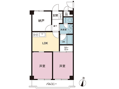中古マンション 町田市金井ヶ丘４丁目 小田急線鶴川駅 2,080万円
