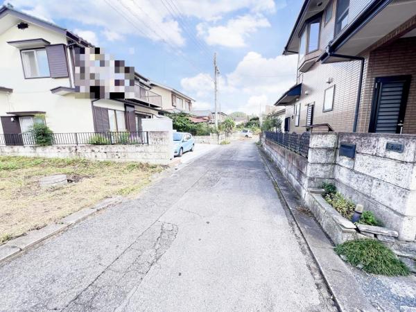 宇都宮市上戸祭町 土地 前面道路含む現地写真
