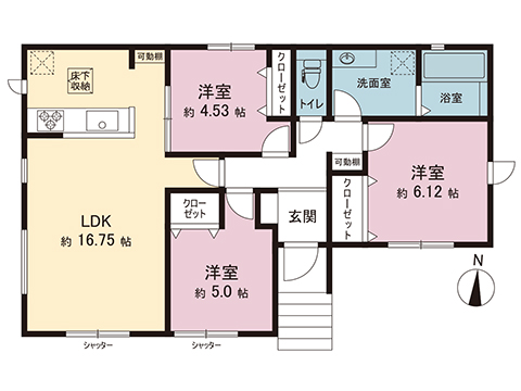 新築戸建 宇都宮市松風台 JR東北本線 (宇都宮線）氏家駅 2,199万円