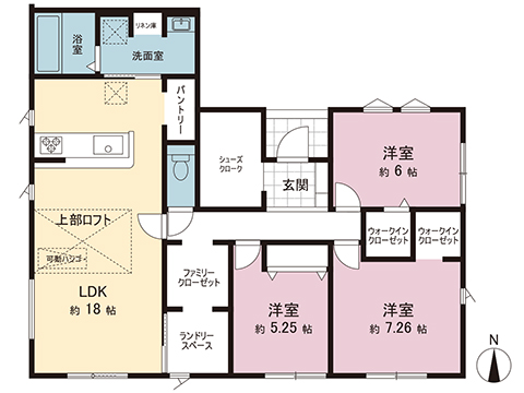 新築戸建 宇都宮市雀の宮６丁目 JR東北本線 (宇都宮線）雀宮駅 3,490万円