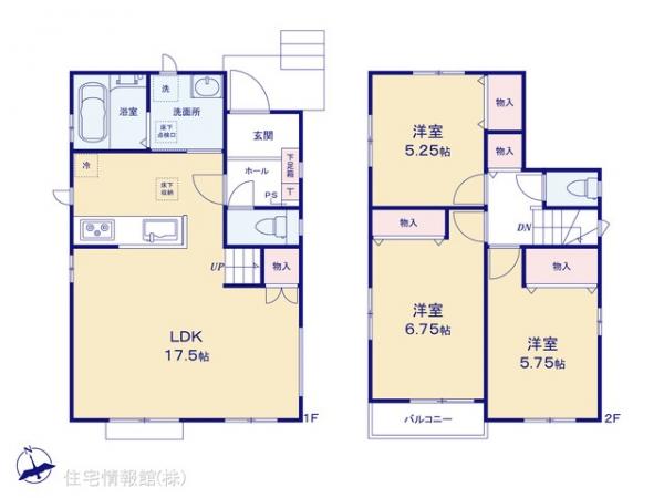 新築戸建 千葉県千葉市花見川区柏井１丁目17-6 京成本線八千代台駅 3,190万円