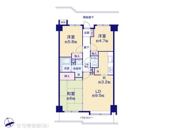 中古マンション 神奈川県相模原市南区上鶴間本町５丁目 JR横浜線町田駅 2,320万円