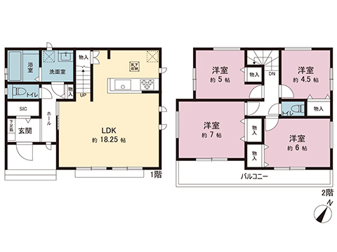 新築戸建 相模原市南区当麻 JR相模線原当麻駅 3,990万円