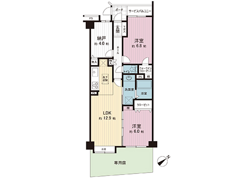 中古マンション 川崎市宮前区土橋４丁目 東急田園都市線鷺沼駅 3,980万円
