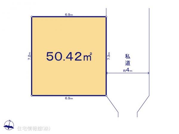 土地 埼玉県新座市新堀１丁目12-3 西武池袋線清瀬駅 1,180万円