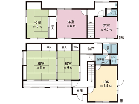 中古戸建 我孫子市船戸１丁目 JR成田線我孫子駅 2,180万円