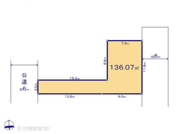 土地 東京都青梅市新町５丁目35-18 JR青梅線小作駅 2,280万円