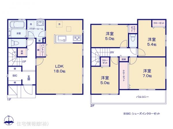 新築戸建 神奈川県横須賀市粟田２丁目9-6 京急久里浜線ＹＲＰ野比駅 3,690万円