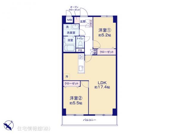 中古マンション 神奈川県横浜市青葉区藤が丘１丁目8-11 東急田園都市線藤が丘駅 2,790万円