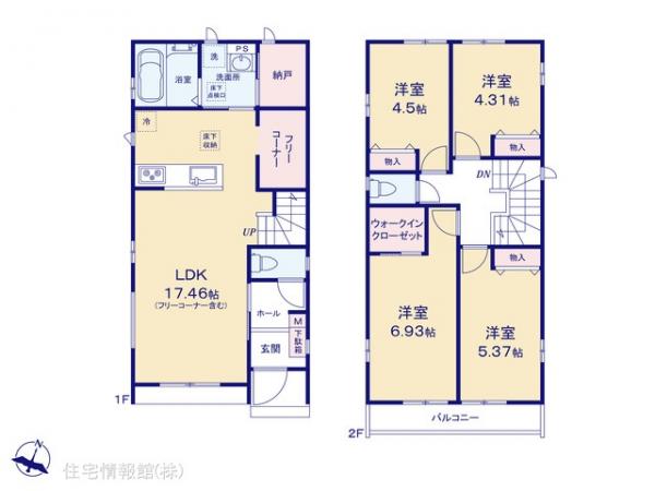 新築戸建 千葉県船橋市習志野台５丁目27-19 京成松戸線習志野駅 4,090万円