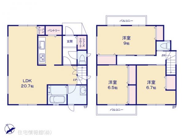 新築戸建 神奈川県足柄上郡松田町松田惣領1722-8 小田急線新松田駅 2,998万円