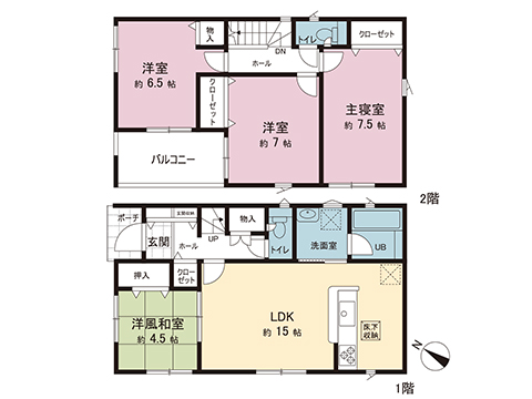 新築戸建 足柄上郡山北町向原 JR御殿場線東山北駅 2,280万円