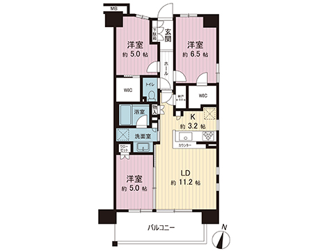 中古マンション 大和市深見西２丁目 小田急江ノ島線大和駅 3,898万円