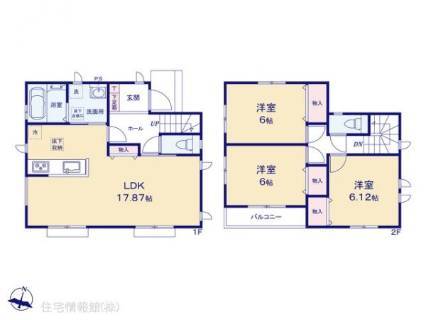 新築戸建 神奈川県海老名市大谷南３丁目11-23 小田急線海老名駅 3,590万円