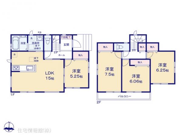 新築戸建 千葉県八千代市下市場１丁目10-24 東葉高速鉄道東葉勝田台駅 4,090万円