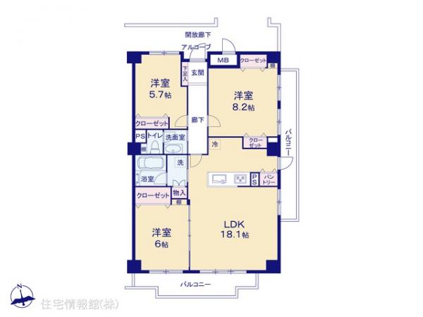 中古マンション 神奈川県相模原市中央区上溝5432-5 JR相模線上溝駅 2,498万円