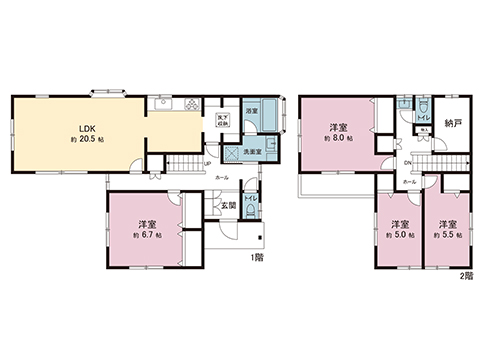 中古戸建 横浜市旭区今宿２丁目 相鉄本線希望ヶ丘駅 4,499万円